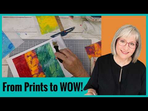 Easy Gel Printing and Collage Anyone Can Try!