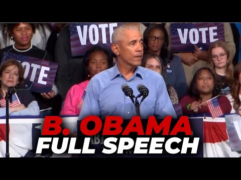 HISTORIC VIRGINIA RALLY: Obama’s FIRES UP up supporters with Spanberger | FULL SPEECH