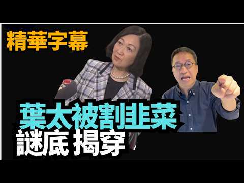 「推薦」【精華字幕】#潘焯鴻：目空一切！一覽眾山小！葉劉撞板！？老共割藍絲韭菜！