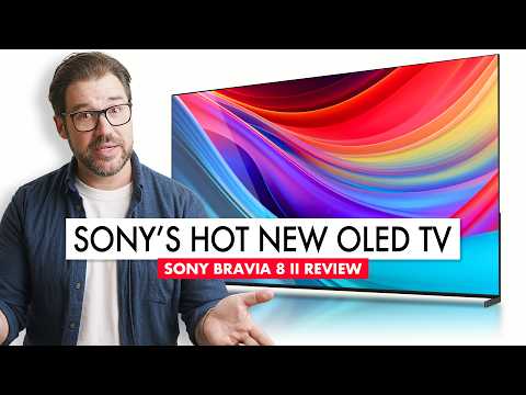 SONY's New OLED TV! My Sony Bravia 8 II Review