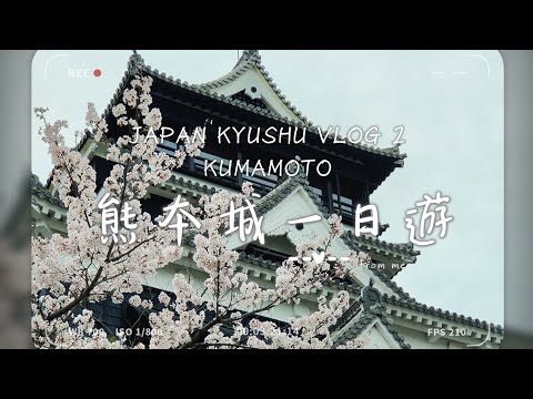 櫻花滿開之熊本城一日遊 JAPAN KYUSHU VLOG 2 | KUMAMOTO