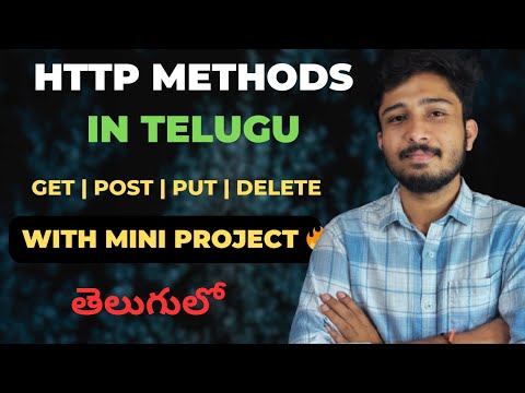 HTTP Methods Explained in Telugu with Real-Time Mini Project 🔥 | Backend Developer Guide