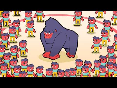 100 Men Vs A Gorilla But It’s A Game