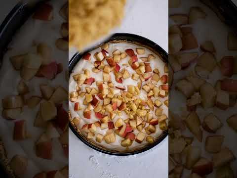 Apple Crumble Cheesecake🍎🍰 | Eat and Shine ☀️