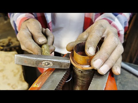 Watch This Copper Sheet Turn Into a Beautiful Wine Jug!