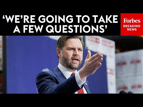 BREAKING NEWS: JD Vance Takes Questions From Reporters In Allentown, Pennsylvania
