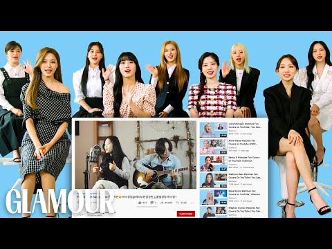 TWICE Watches Fan Covers on YouTube | Glamour