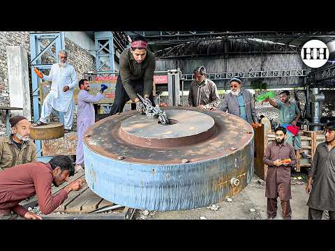 Avengers Machining process of 2000KG Industrial Project with 100yrs old Webster & Bennett