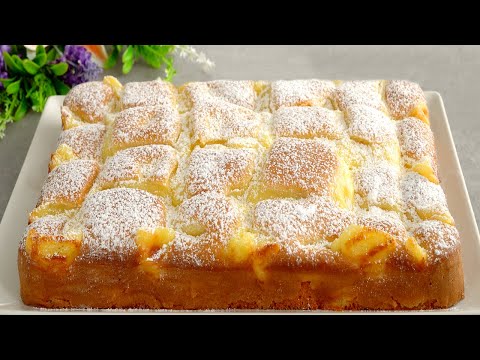 Kuchen in 15 Minuten! Der berühmte Kuchen, der die Welt verrückt macht! Besser als Apfelkuchen