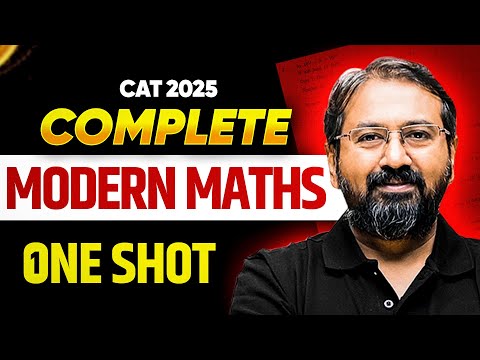 Complete Modern Maths for CAT 2025 ⚡ | One-Shot Marathon by Ronak Sir
