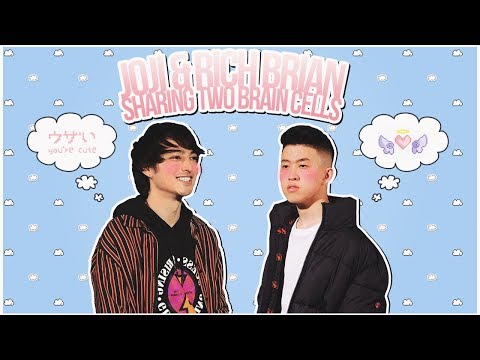 joji & rich brian sharing two brain cells