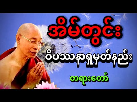 အိမ်တွင်း ဝိပဿနာရှုပွားနည်း ပါမောက္ခချုပ် ဆရာတော် ဒေါက်တာနန္ဒမာလာဘိဝံသ