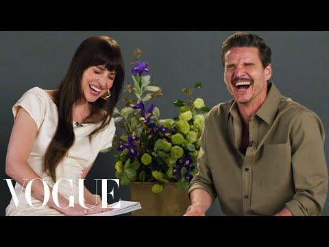 Dakota Johnson & Pedro Pascal Answer Rapid-Fire Questions | Off the Cuff | Vogue