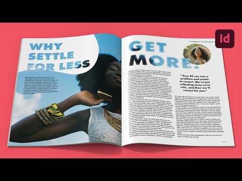 How to make this Picture-in-Word Layout | InDesign Layouts, Episode 14