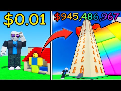 building ULTIMATE tycoon in Roblox noob tycoon...