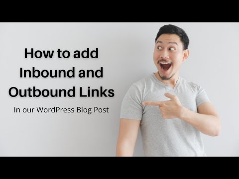 How to add Inbound and Outbound Links In the article
