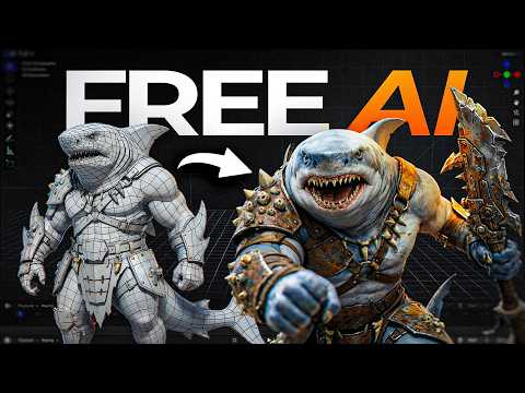 Complete Free AI Workflow for Game-Ready 3D Characters