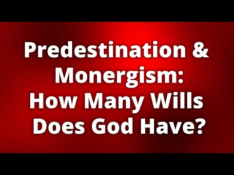 Predestination &amp; Monergism: How Many Wills Does God Have?