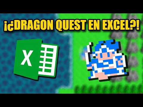 RECREAN Dragon Quest en EXCEL y FUNCIONA! 🤯