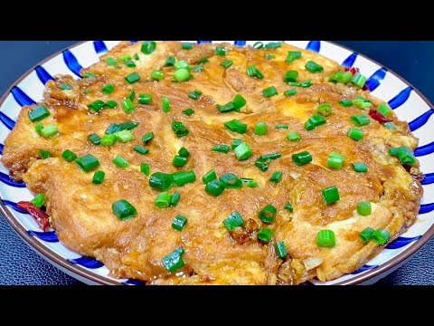 The 70-year-old aunt shared the delicious home-cooked recipe of egg tofu. The sauce is rich