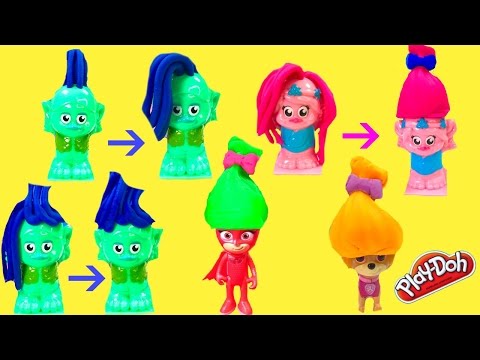 Trolls Poppy Nad Branch Get New Play Doh Hair