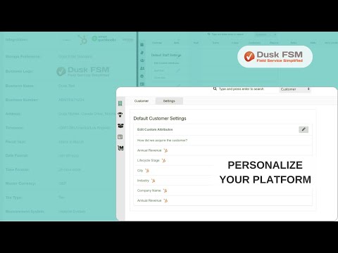Personalizing Dusk FSM, Hidden Settings to Match Your Field Service Workflows