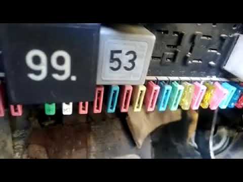 Checking and troubleshooting the fan switch on the Passat B3
