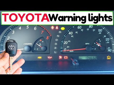 Toyota Dashboard Warning lights & Symbols🚨 Explanation of meanings - How to fix? Car dashboard