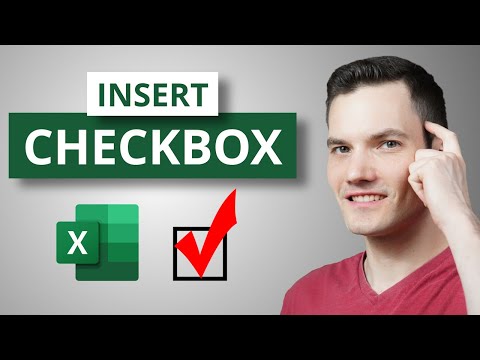 How to Insert Checkbox in Excel