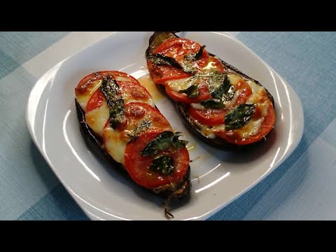 Berenjenas al horno con tomate y mozzarella 🍆🍆🍅🍅🧀🧀. Toma Recetas!