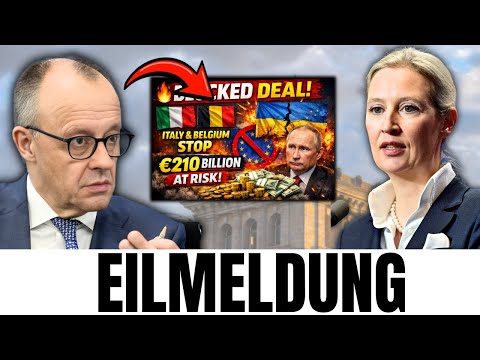 🔥 VOR 2 MINUTEN: Italien und Belgien stoppen Ukraine-Deal – 210 Mrd. € russisches Geld gefährdet!