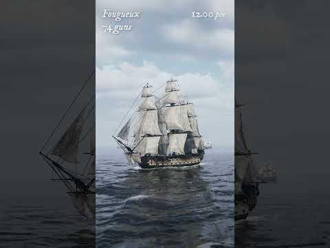 3D Naval Battles: Nelson's famous signal at Trafalgar