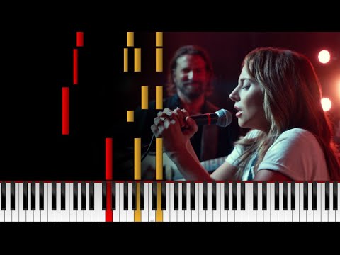 Lady Gaga & Bradley Cooper - Shallow (A Star Is Born) - EASY Piano Cover & Sheets