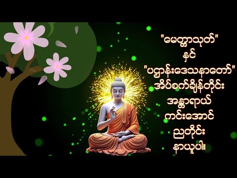 🙏မေတ္တာသုတ်နှင့်ပဌာန်းတရားတော်ကြီး🙏ဘေးရန်ကင်းစွာအိပ်စက်နိုင်ကြပါစေ🙏