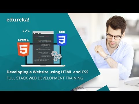 Create a Website using HTML and CSS Under 30 Minutes | HTML Tutorial | CSS Tutorial | Edureka