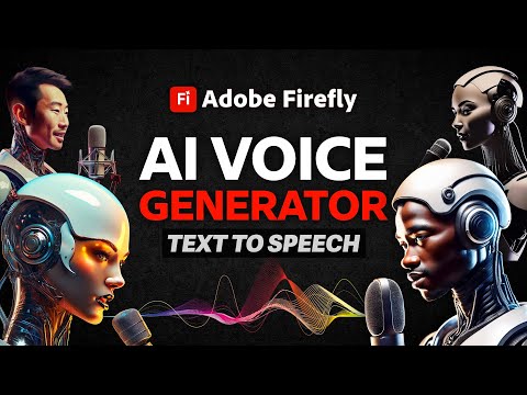 Turn Text to Speech | AI Voice Generator on Adobe Firefly (50+ AI Voices!)