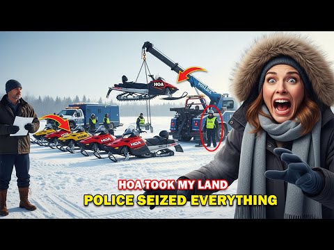 HOA Karen Claimed My Land for a Snowmobile Event — Then Screamed as Tow Trucks Took Them All Away