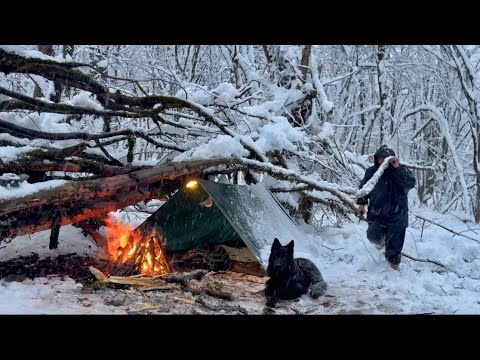 WINTER STORM SURVIVAL! Can You Handle -23°C Snow Camping?