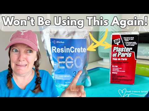 Resincrete VS Plaster of Paris ! There's a HUGE Difference !!