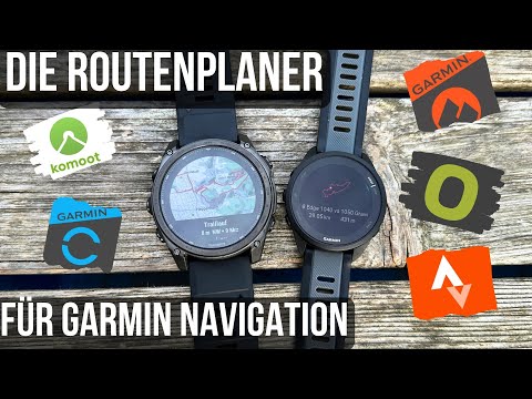 Garmin Navigation Routenplanung Alternativen zu Komoot!