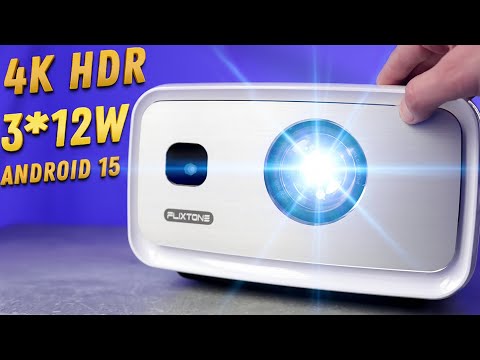 Нашел ЛУЧШИЙ и крутейший ПРОЕКТОР Flixtone  D10S с яркостью 4000 Ansi +3 ДИНАМИКА
