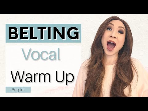 BELTING Vocal Warm Up Exercises