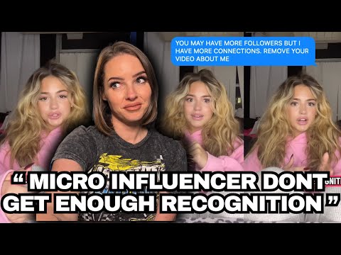 ENTITLED MICRO Influencer Throws MASSIVE Tantrum