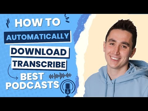 Full Python Portfolio Project! Create a smart program to download & transcribe top podcasts.