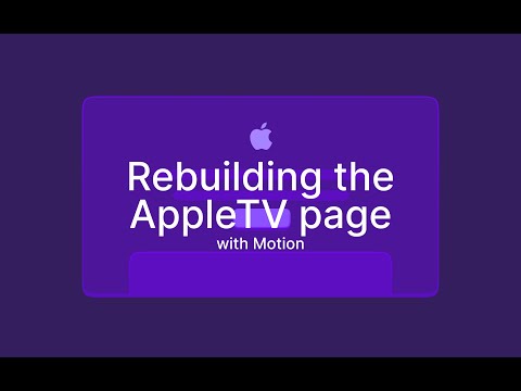Code With Me: Apple TV+ Page with Framer Motion And TailwindCSS