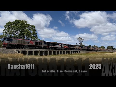 6PM9 - CSR018-SCT012-SCT010-CSR021-CSR012 (Freight) Inverleigh - Australian Trains by Raysha1811