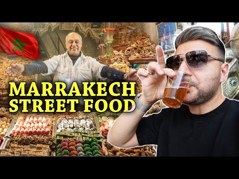 FIRST TIME Eating Moroccan STREET FOOD Tour In Marrakech 🇲🇦 (Unbelievable!)