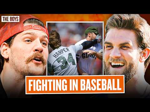 Bryce Harper Says Fighting In Baseball Would Help the MLB | Bussin' With The Boys