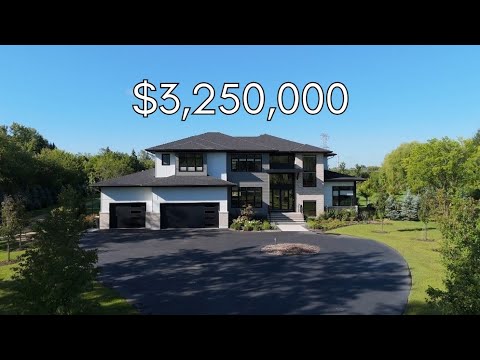 Touring A Modern $3,250,000 Barrington Hills Mansion