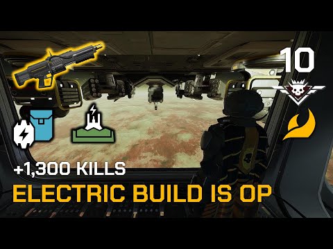 Helldivers 2 - This ELECTRIC Build Got Me Over 1300 Kills! - Solo Superhelldive - Full Clear